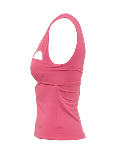 Ambush Top With A Sweetheart Neckline In White