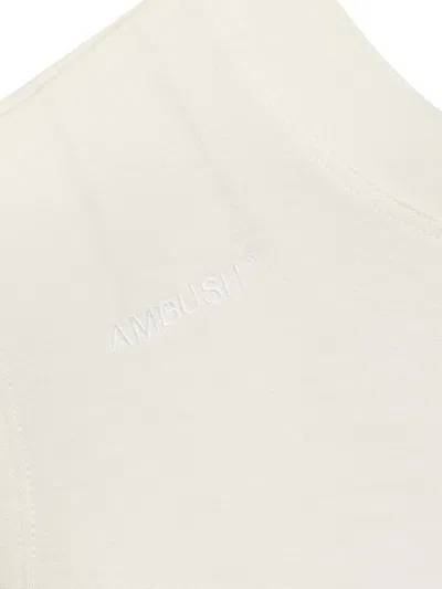 Ambush Top With A Sweetheart Neckline In White