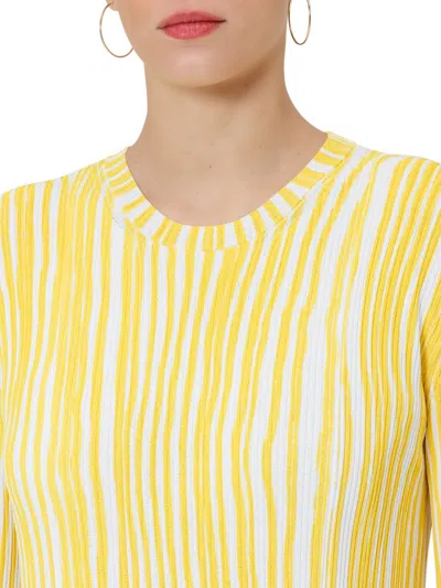 Calvin Klein Dress With Insets In Yellow