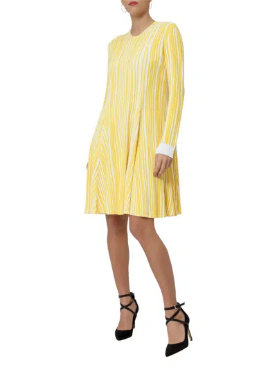 Calvin Klein Dress With Insets In Yellow