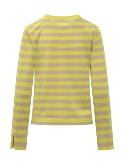 Jucca Striped Longsleeves In Green