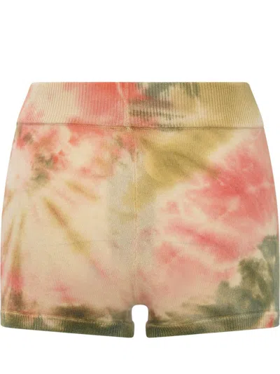 Mixik Tie-dye Shorts In Red