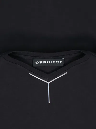 Y/project Y Project T-shirts And Polos In Black