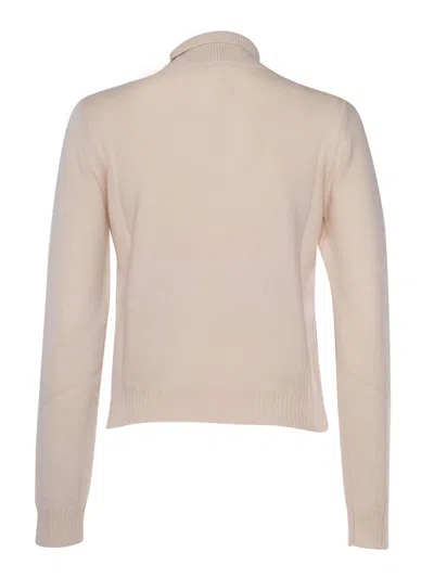 Ballantyne T Neck Pullover In White