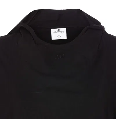 Courrèges T-shirts And Polos In Black