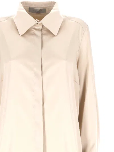 D Exterior D.exterior Button-up Long Sleeve Top In Pink