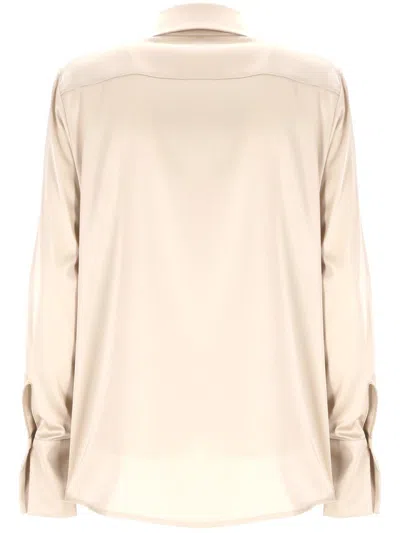 D Exterior D.exterior Button-up Long Sleeve Top In Pink