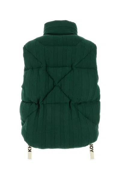Khrisjoy Men's Puff Knitted Padded Bodywarmer In Emerald