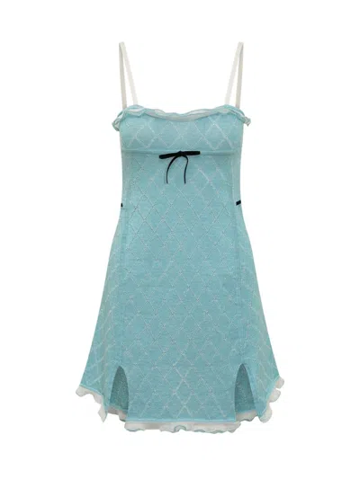 Cormio Lingerie Dress In Blue