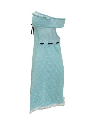 Cormio Lingerie Dress In Blue