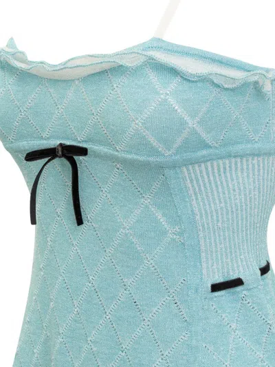 Cormio Lingerie Dress In Blue