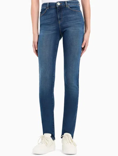 Emporio Armani Denim Cotton Jeans In Denim Blu Md