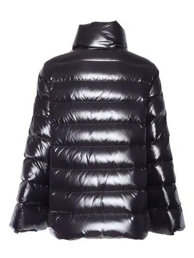 Fay Cape In Black Lightweight Nylon In Black