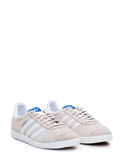 Adidas Originals Wmns Gazelle Sneakers Silver Dawn / Cloud White In White