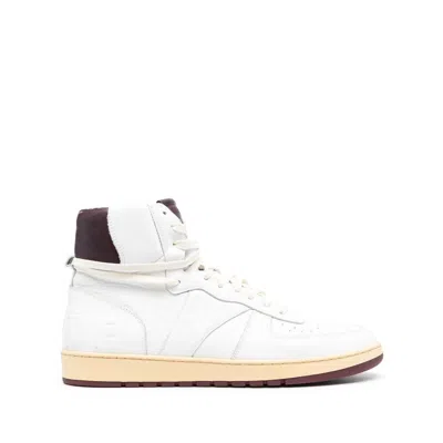 Rhude Rhecess-sky Hi-top Sneakers In White