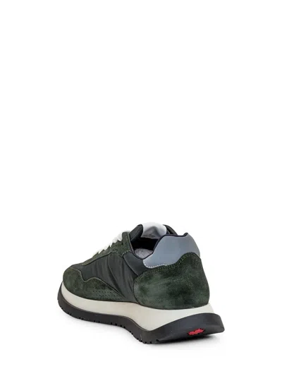 Dsquared2 Low-top Running Sneakers With Logo Print In Green