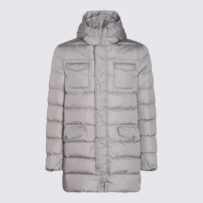 Herno Grey Down Jacket In Grey