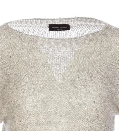 Shop Roberto Collina Sweaters In Grey