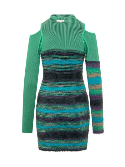 Andersson Bell Abito Cut Out Simone In Green