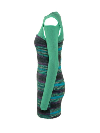 Andersson Bell Abito Cut Out Simone In Green