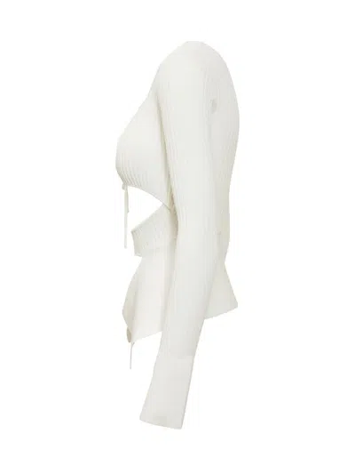 Andreädamo Andreādamo Knitted Tops In White
