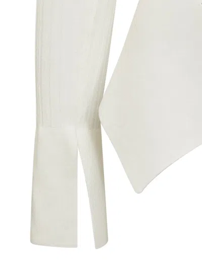 Andreädamo Andreādamo Knitted Tops In White
