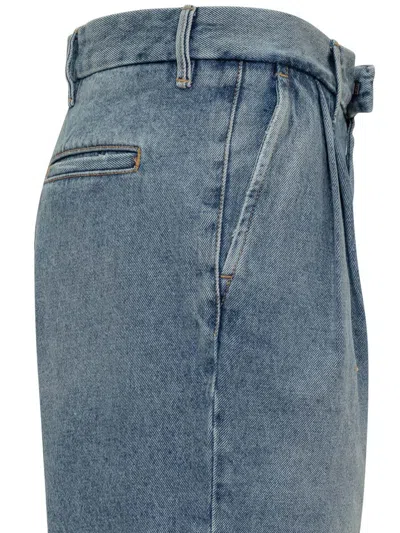 Armarium Woman Jeans Blue Size 4 Cotton In Blue