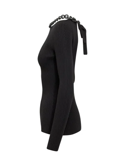 Giuseppe Di Morabito U-neck Sweater In Black