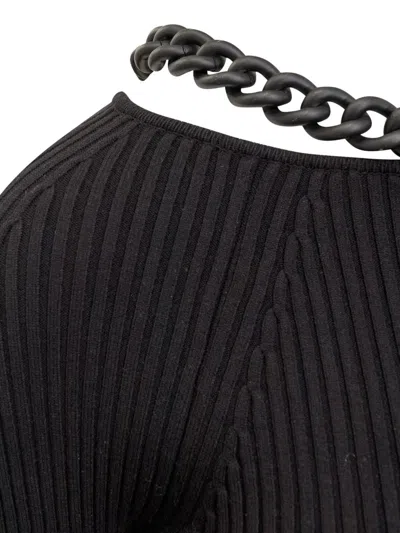 Giuseppe Di Morabito U-neck Sweater In Black