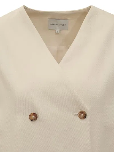 Loulou Studio Blazer In Beige