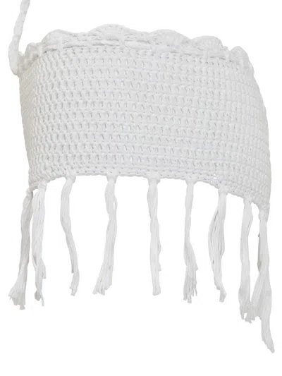 Matimì Crochet-knit Shorts In White