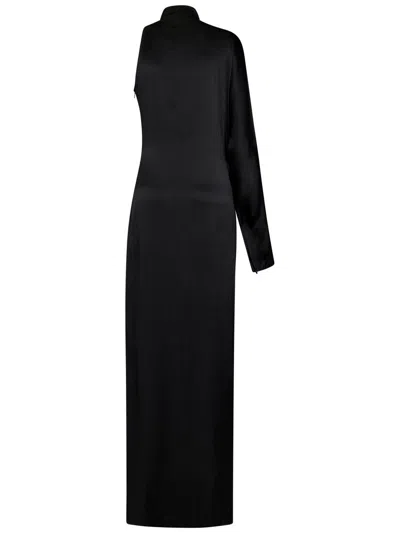 Amen One-shoulder Gown In Black