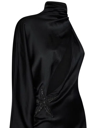 Amen One-shoulder Gown In Black