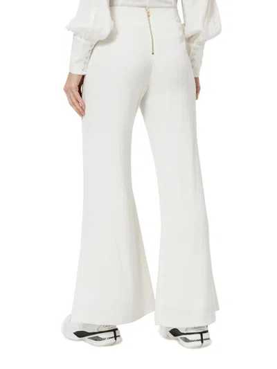 Alexis Flared Trousers In White