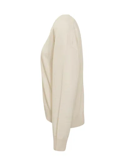 Armarium Enni Cashmere Crewneck Sweater In White