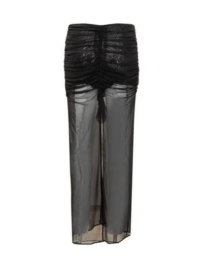De La Vali Tiramisu Skirt In Black