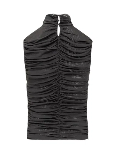 De La Vali Tiramisu Top In Black