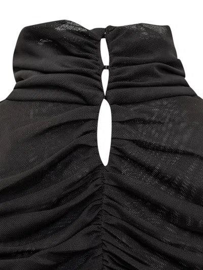 De La Vali Tiramisu Top In Black