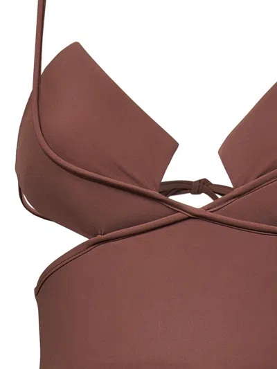 Nensi Dojaka Bañador - Marrón In Brown