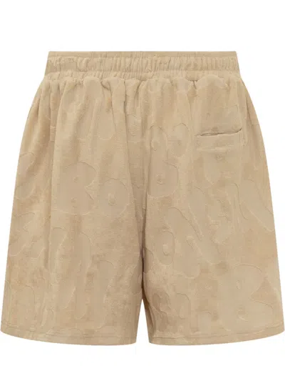Bonsai Terry Beige Bermuda Shorts In Beige