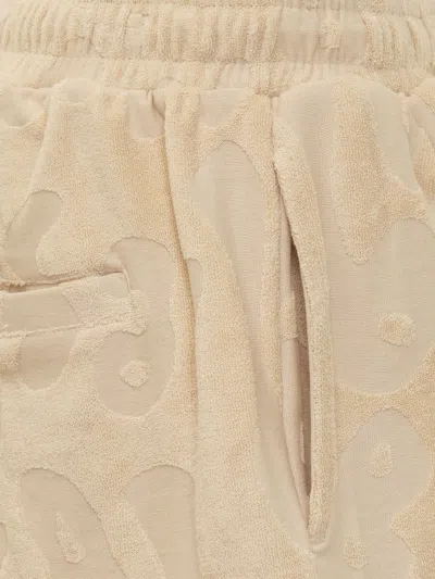 Bonsai Terry Beige Bermuda Shorts In Beige