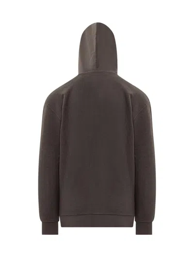 Jw Anderson Logo Reverse Hoodie In Black