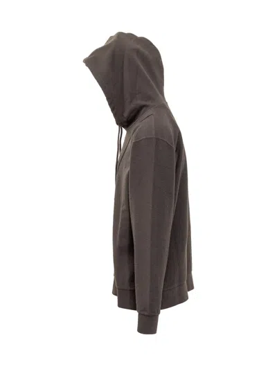 Jw Anderson Logo Reverse Hoodie In Black