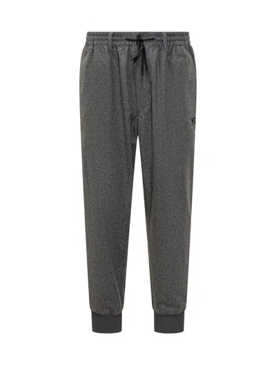 Y-3 Elastic Waistband Sweatpants In Gray
