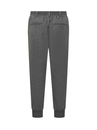 Y-3 Elastic Waistband Sweatpants In Gray