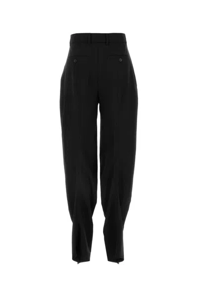 Y/project Y Project Black Stretch Polyester Blend Pant In Black