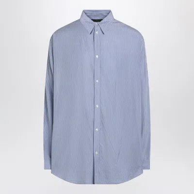 Balenciaga Fluid Shirt In Blue
