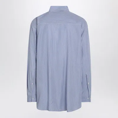 Balenciaga Fluid Shirt In Blue