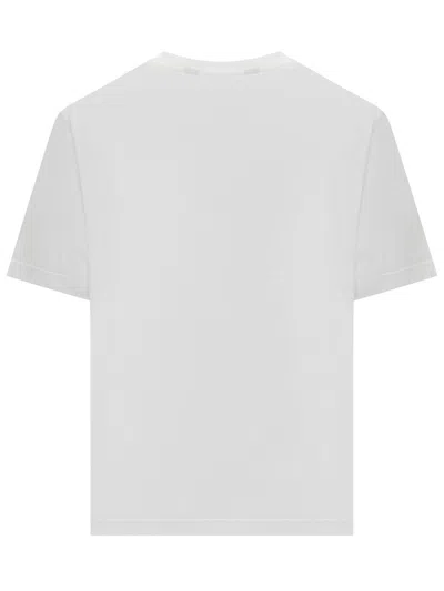 Shop Palm Angels T-shirt With Logo In White
