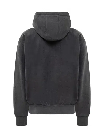 Givenchy Cotton Sweatshirt With Front Pouch Pocket In Black